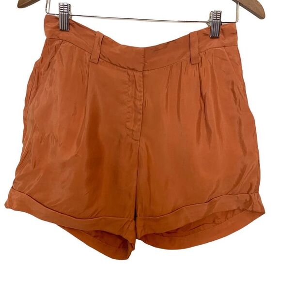 anthropologie-see U Soon Terracotta Shorts - Picture 3 of 11